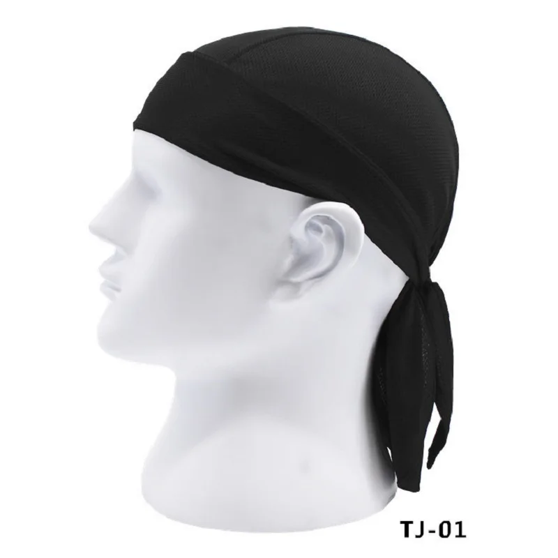 New Fashion Quick Dry Cycling Durag Head Sciarpa Summer Men Running Riding Bandana Foulard Ciclismo Pirate Hat