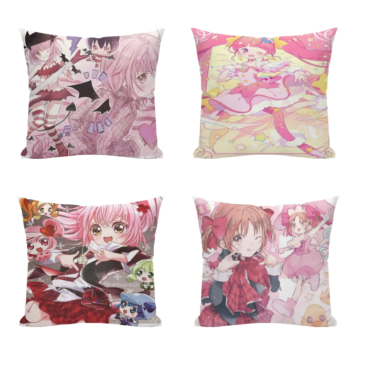 

Kawaii Anime Amu Hinamori Pillow Cushion Case Dakimakura Cover Decorative Sleeping 45x45cm