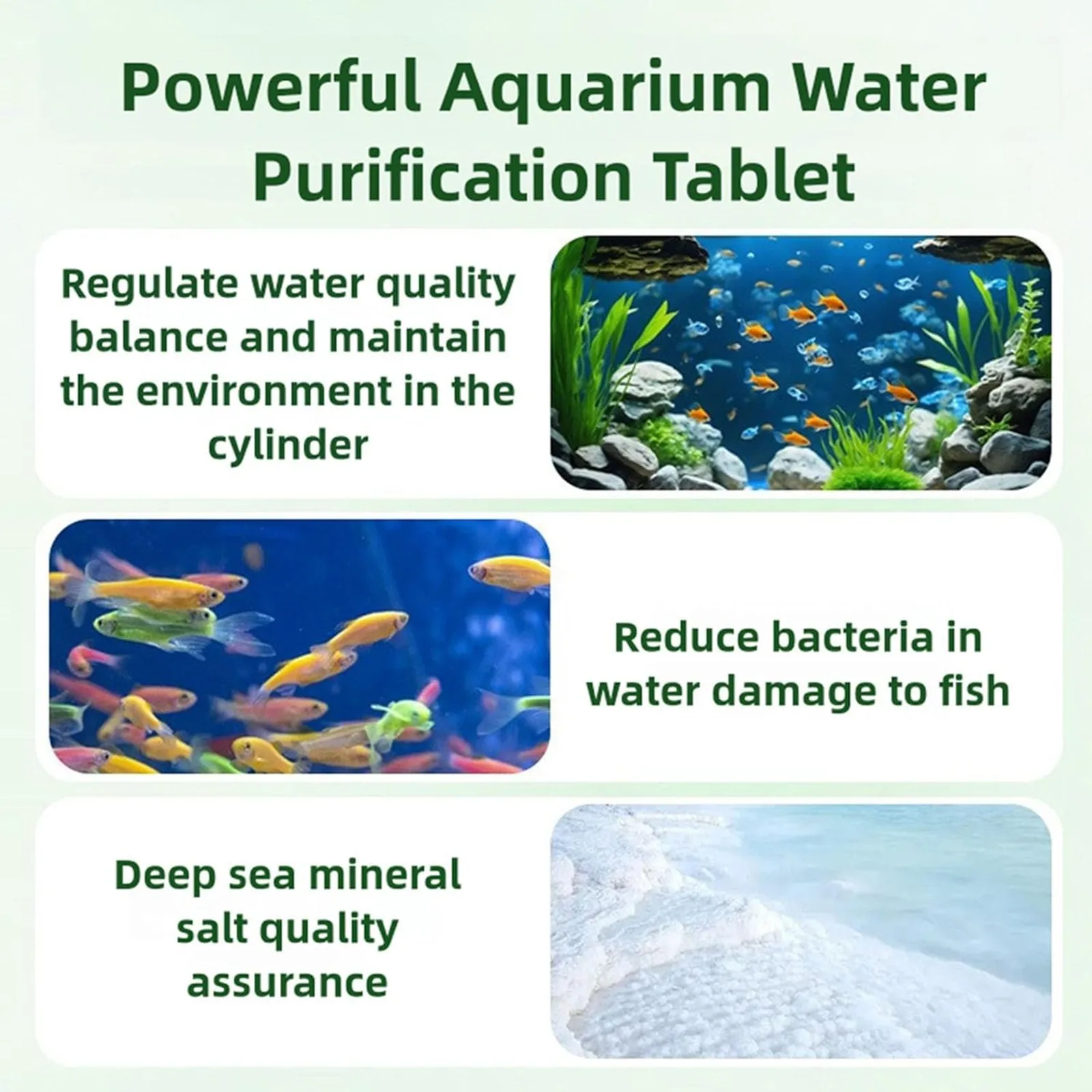 35pc Fish Tank Water Purification Tablet Rapid Chlorine Removal Long Term Durability Powerful Aquarium Water Purification Tablet 3