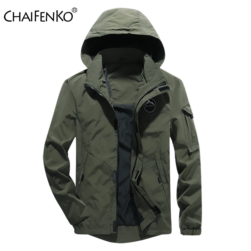 

Men Outdoor Military Jacket 2022 Spring Autumn Waterproof Hooded Jacket Coat Men Hunting Army Tactics Jacket Men Plus Size 8XL