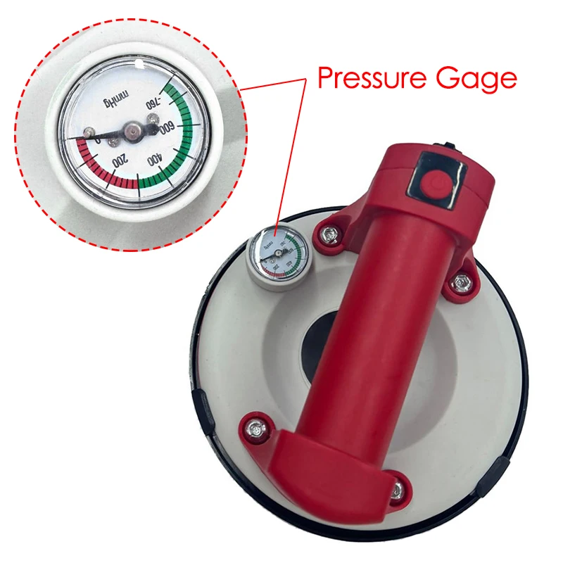 6 inch Electric Vacuum Suction Cup 120Kg Load Heavy Duty Vacuum Lifter for Granite Tile Glass 1300mAh Battery with Box Storage