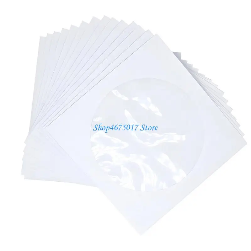 H4GA 콤팩트 디스크 종이 슬리브 봉투 8CM 크기 경량 및 내구성으로 휴대가 간편 공간 절약형 디자인