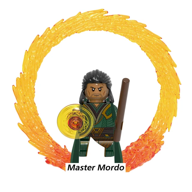 Disney Doctor Strange Scarlet Witch Moon Knight Wong Building Block Dormammu Hulk Ultron Carter Professor X Brick America Chaves O-X1891