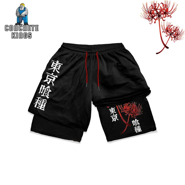 Anime Tokyo Ghoul Gym Performance Shorts: The Perfect Combination of Comfort and Style