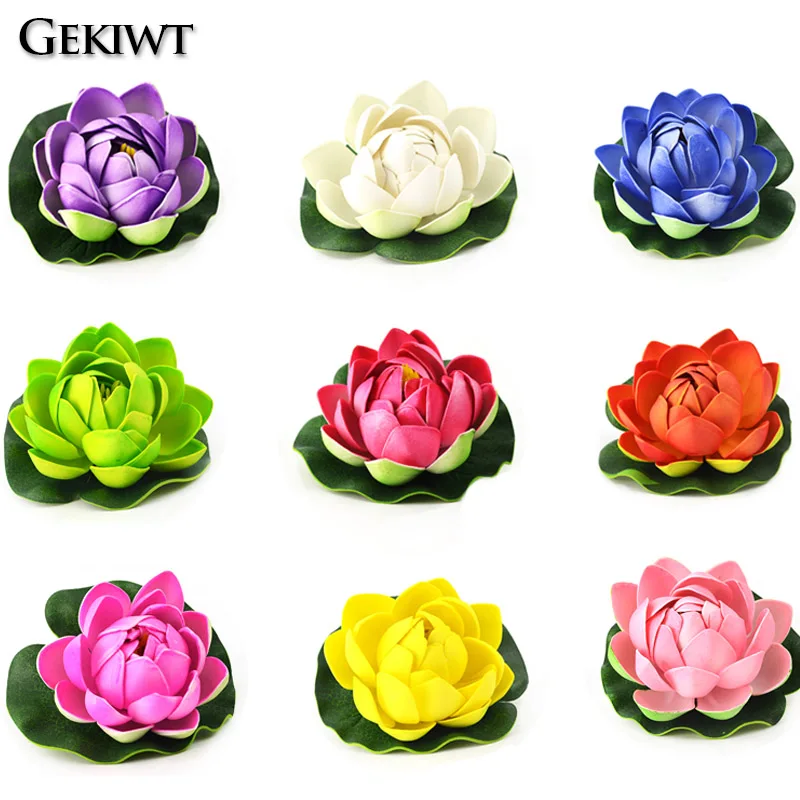 Elegant Floating Artificial Lotus Flowers - Decorative Water Lilies