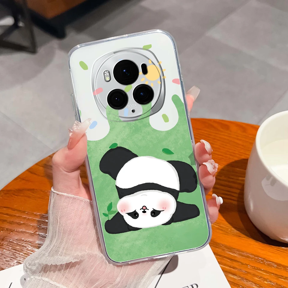 Duck Bow Transparent Silicone Durable Simplicity Bumper Case