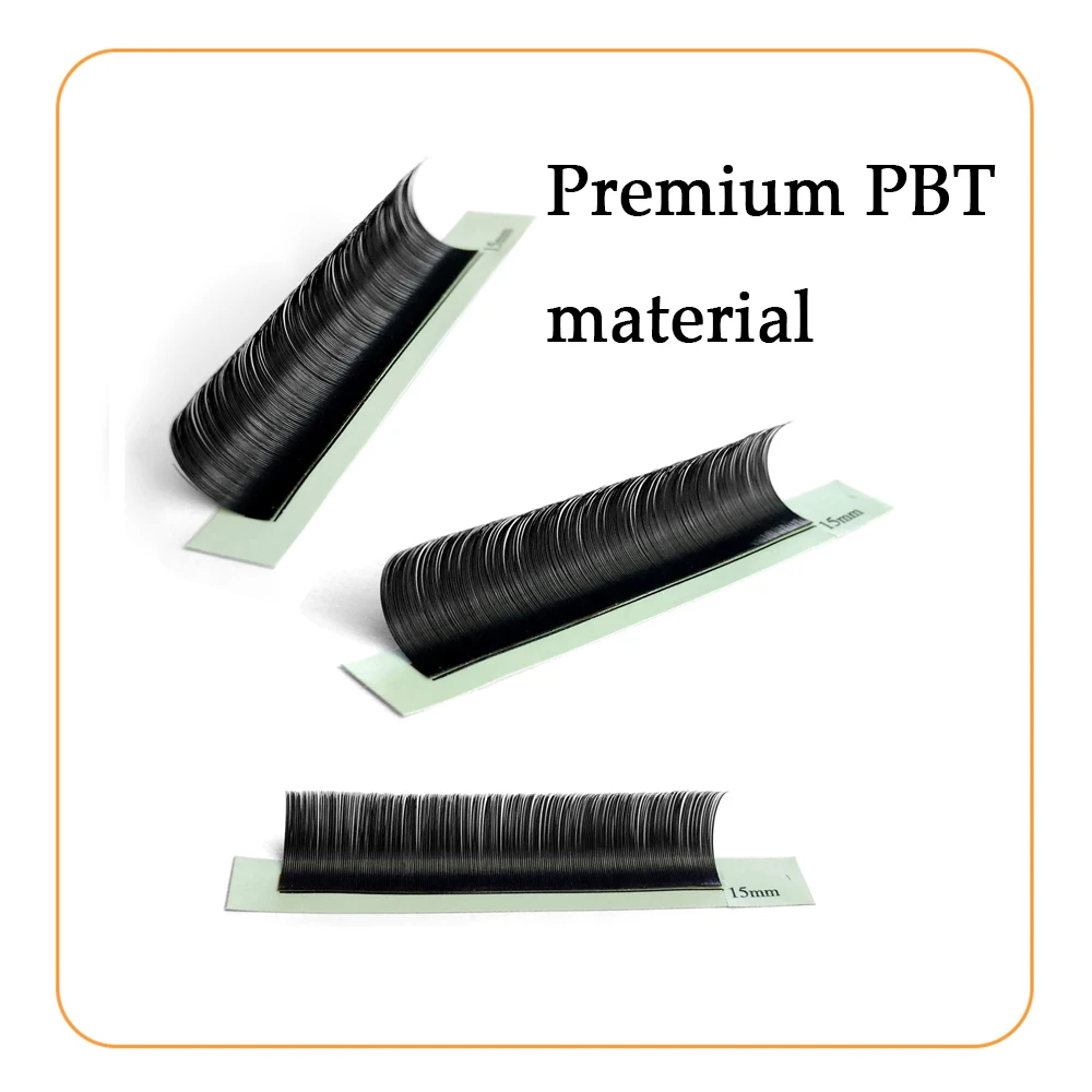 Description Picture 6 of itemNew Ellipse Eyelashes Extension Flat Mink Lash Split Tips False Lash Makeup Individual Classic Lash Cashmere Lashes Supplies