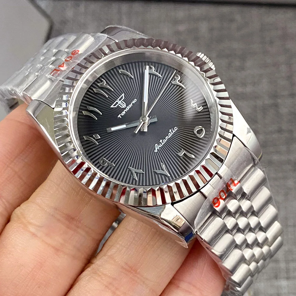 Tandorio 自動巻き時計 39mm 黒文字盤 NH35 新品 Tandorio 手巻き時計 39mm 黒文字盤 NH35 新品｜Yahoo!フリマ