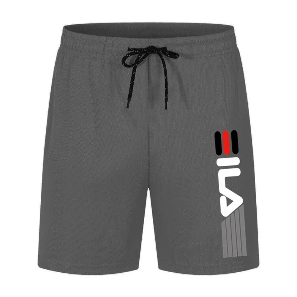 2025 Men's high quality fashion beach pants Gymnastics training sports shorts Summer fast dry jogging knit casual pants 2