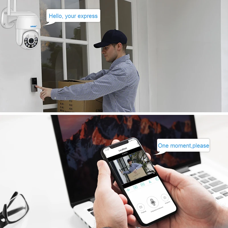Smar H.265 3MP HD bezprzewodowy System CCTV dwukierunkowy Audio wodoodporny PTZ WIFI kamera bezpieczeństwa IP 8CH NVR wideo zestaw do nadzorowania ICsee 2 Smar H.265 3MP HD bezprzewodowy System CCTV dwukierunkowy Audio wodoodporny PTZ WIFI kamera bezpieczeństwa IP 8CH NVR wideo zestaw do nadzorowania ICsee 2