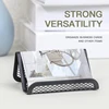 Metal Mesh Business Card Holder, Name Card Stand for Office Business Card Display 50 Cards Organizer, 12 Packs 2