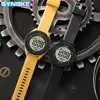 SYNOKE Watch Outdoor Sports Multifunctional Waterproof Shock Resistant Large Screen Display Luminous LED Digital Watch For Men 3