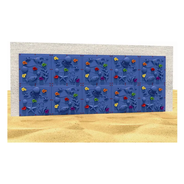 High Quality Kids Rock Climbing Wall Outdoor Plastic Climber Playground Equipment for Children