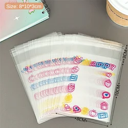 Charming Rabbit Design Self-Sealing Gift Bags - Set of 20/50/100 - 8x13cm (B 100pcs)