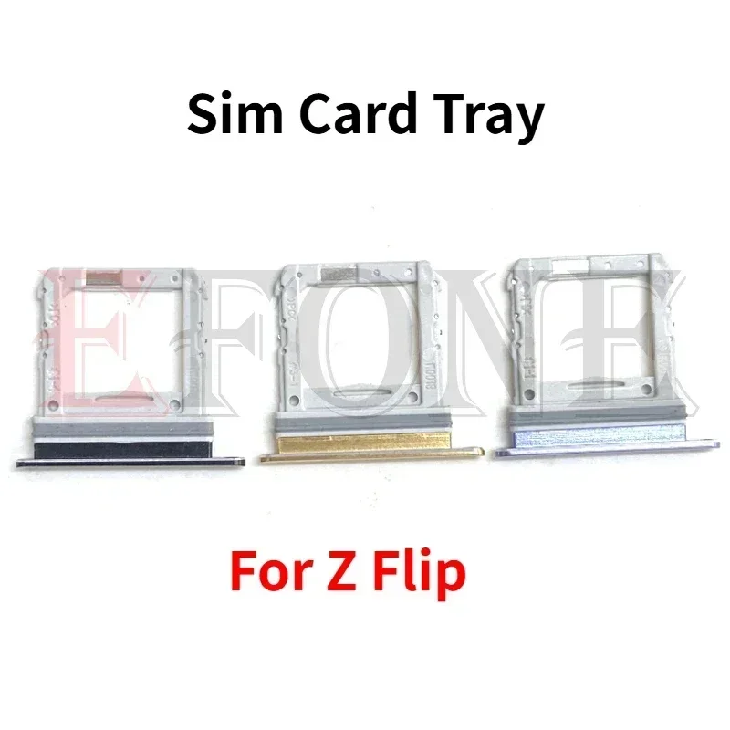 For Samsung Galaxy Z Flip 2 3 4 Z Flip2 Flip3 Flip4 Sim Card Slot Tray Holder Sim Card Reader Socket