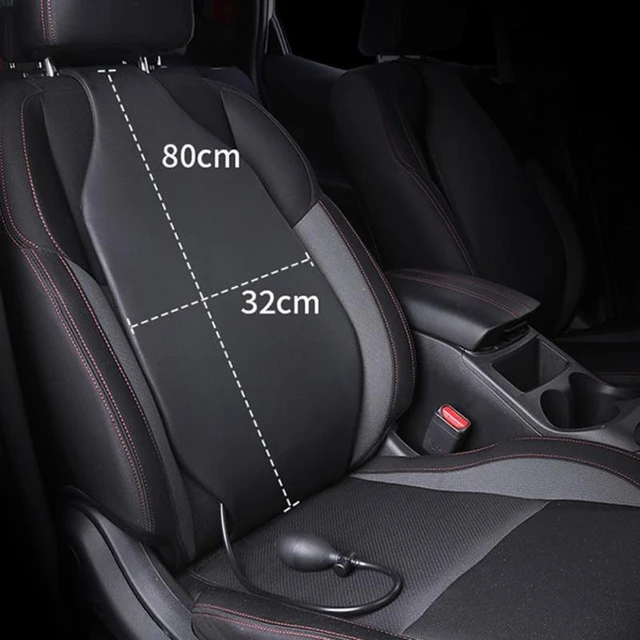 Car Pillow Memory Foam Lumbar Support Massage Back Pillow Waist Support  Cushion For Auto Seat Office Chair - Seat Supports - AliExpress