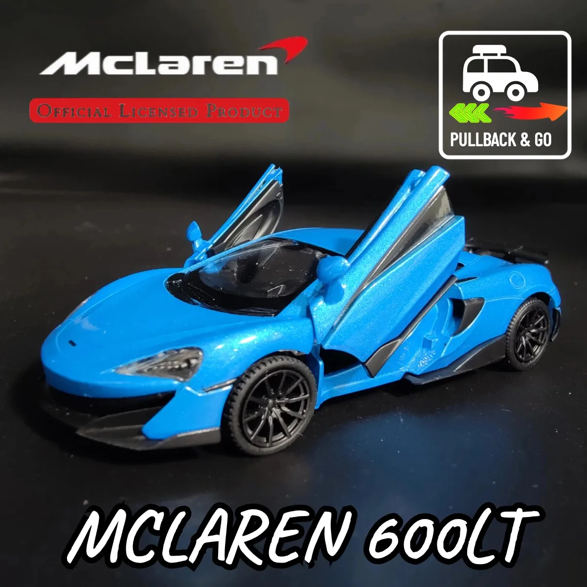 Makeda масштаб 1:3 Mclaren 600LT 650S литая под давлением металлическая модель автомобиля официальная лицензия миниатюрная ху...