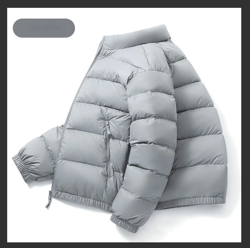 Men's And Women's Duck Down Jacket Winter Warm Loose Bubble Coat_voghion.com