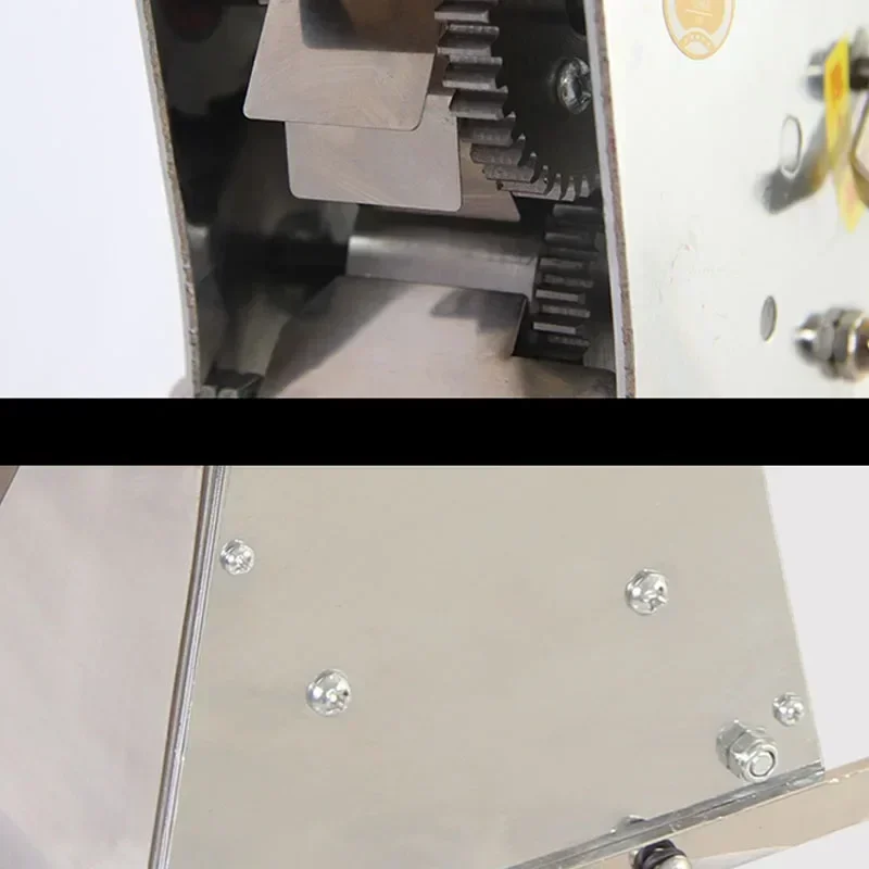 Brand-new Electric Noodle Machine Automatic Commercial Electric Stainless Steel Dough Maker With Blade Dough Pan Holder