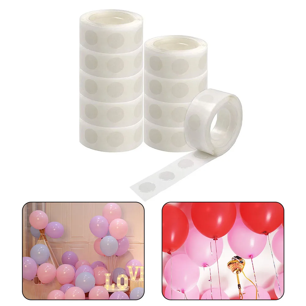 BTOER Double-sided Adhesive Dots Balloon Adhesive Tape Glue For Birthday  Wedding Party 