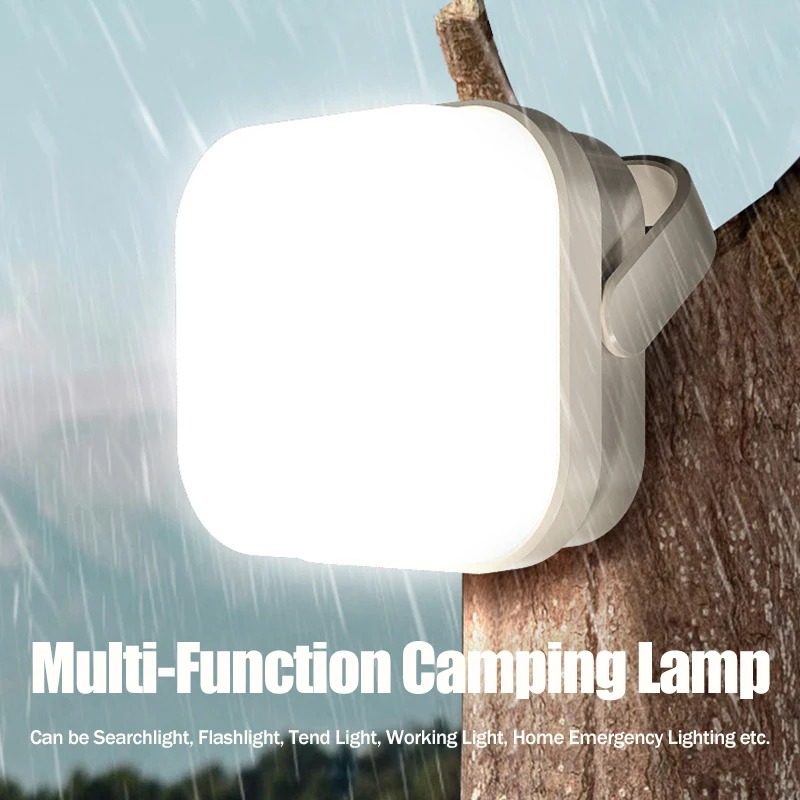 Rechargeable Portable LED Camping and Emergency Light with SOS Mode