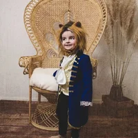 Costume de veste de jeu de la belle bête pour garçons, costume Kiev illage de performance d'Halloween, perruque d'anime scolaire, costume de fête 4