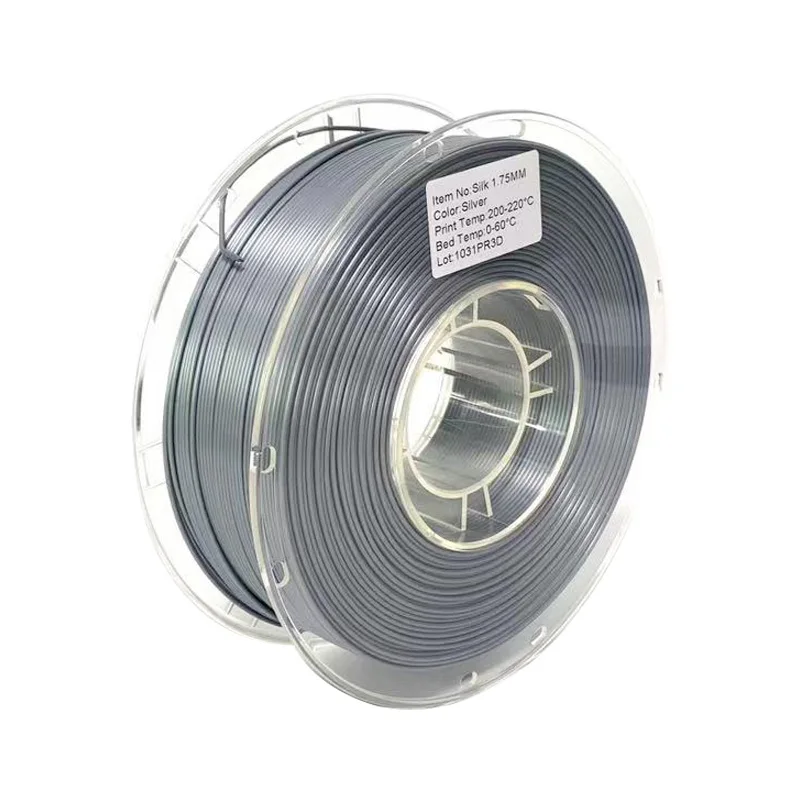 PINRUI PLA Silk Filament 1.75mm, 3D Printing Silk Filament For 3D Printers, Dimensional Accuracy +/- 0.02 mm, Fit Most FDM Print