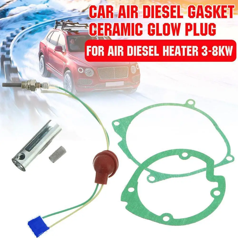 5Pcs Air Diesel Heater 12V/24V Ceramic Glow Plug Burner Blower Guarnizione Filtro Per Webasto Eberspacher 3-8Kw Car Truck Van Boat