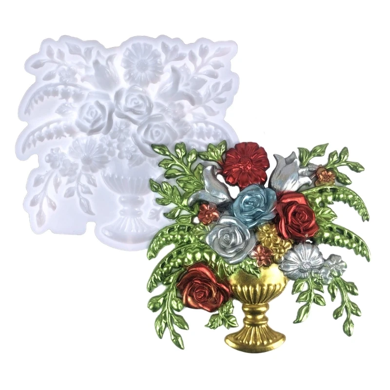 Рисунок 3 - Смоляная форма для горшка с розой