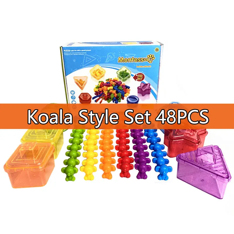 Juguetes Montessori para niños pequeños, juguetes de roscado para niños de  2, 3, 4, 5, 6 años, juguetes de madera, juguetes apilables, clasificador de
