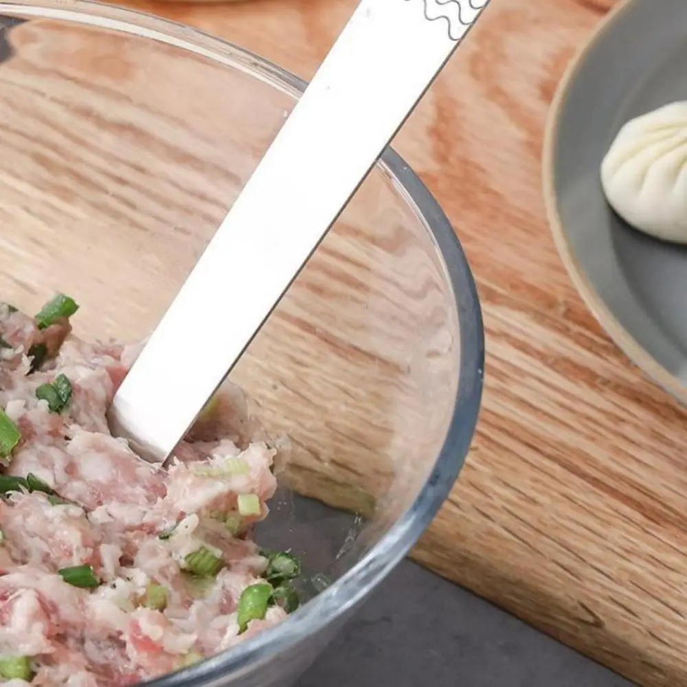 1~10PCS Stainless Steel Kitchen Dumpling Stuffing Scoop Wonton Stuffing Pick Mixing Spoon Kitchen Dumpling Pick Tools