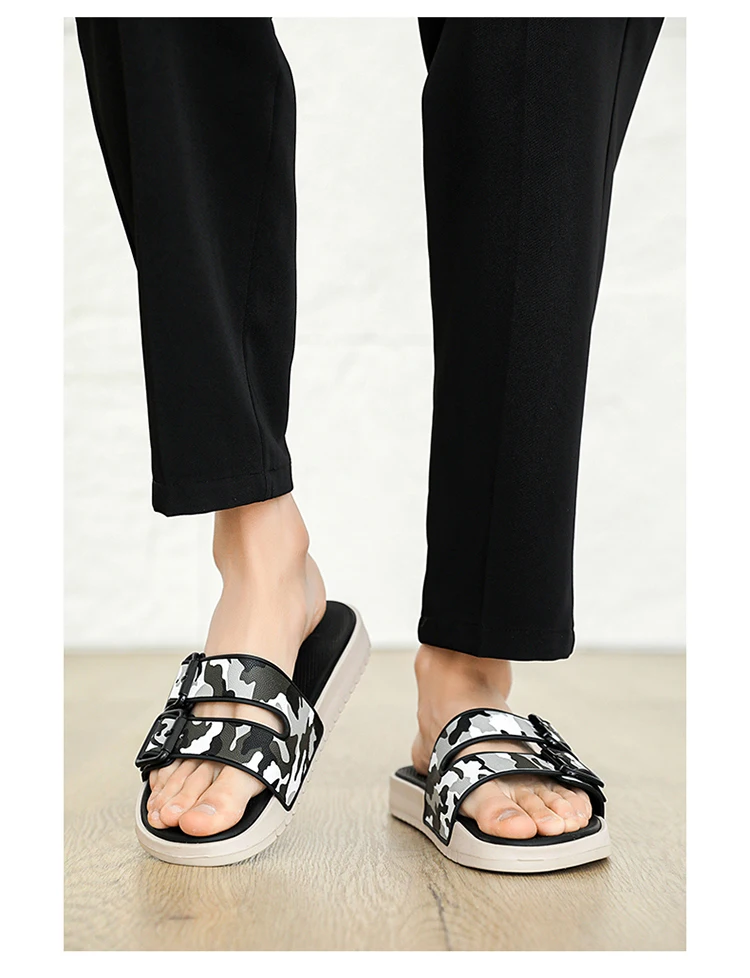 شباشب شاطئ صيفية للرجال صنادل مريحة تسمح بمرور الهواء خفيفة للغاية شباشب رجالية داخلية وخارجية مقاس كبير 46 47