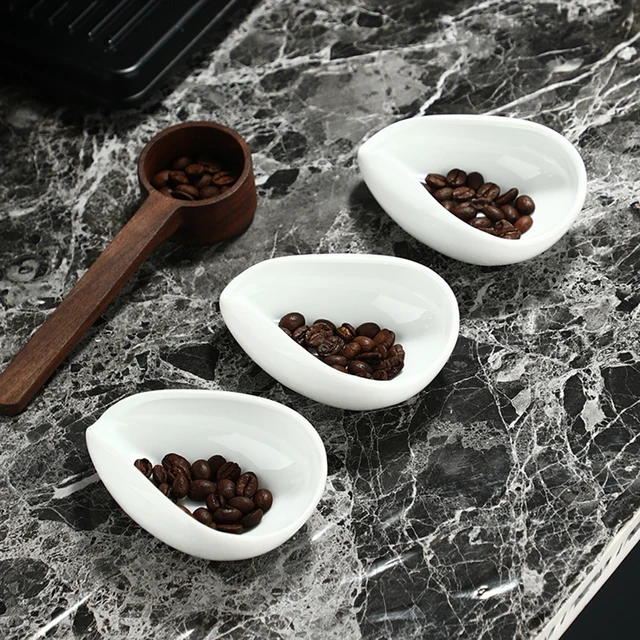 Pottery Coffee Beans Dose Tray 3