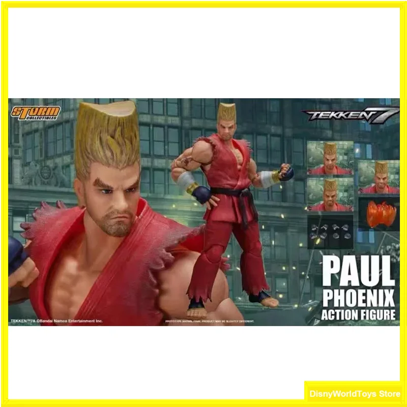 Original Storm Toys 1/12 Bntk06 Tekken 7 Paul Phoenix In Stock Anime Action Collection Figure Model Toys