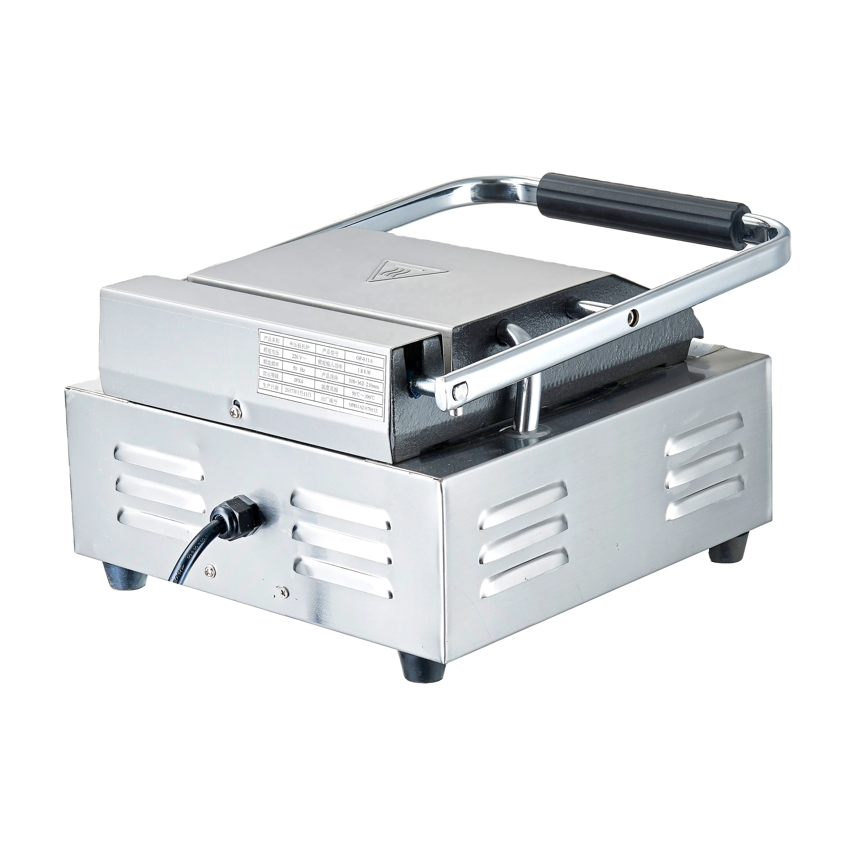 Factory Price Commercial Panini Griller Professional Sandwich Maker With Machine Ce