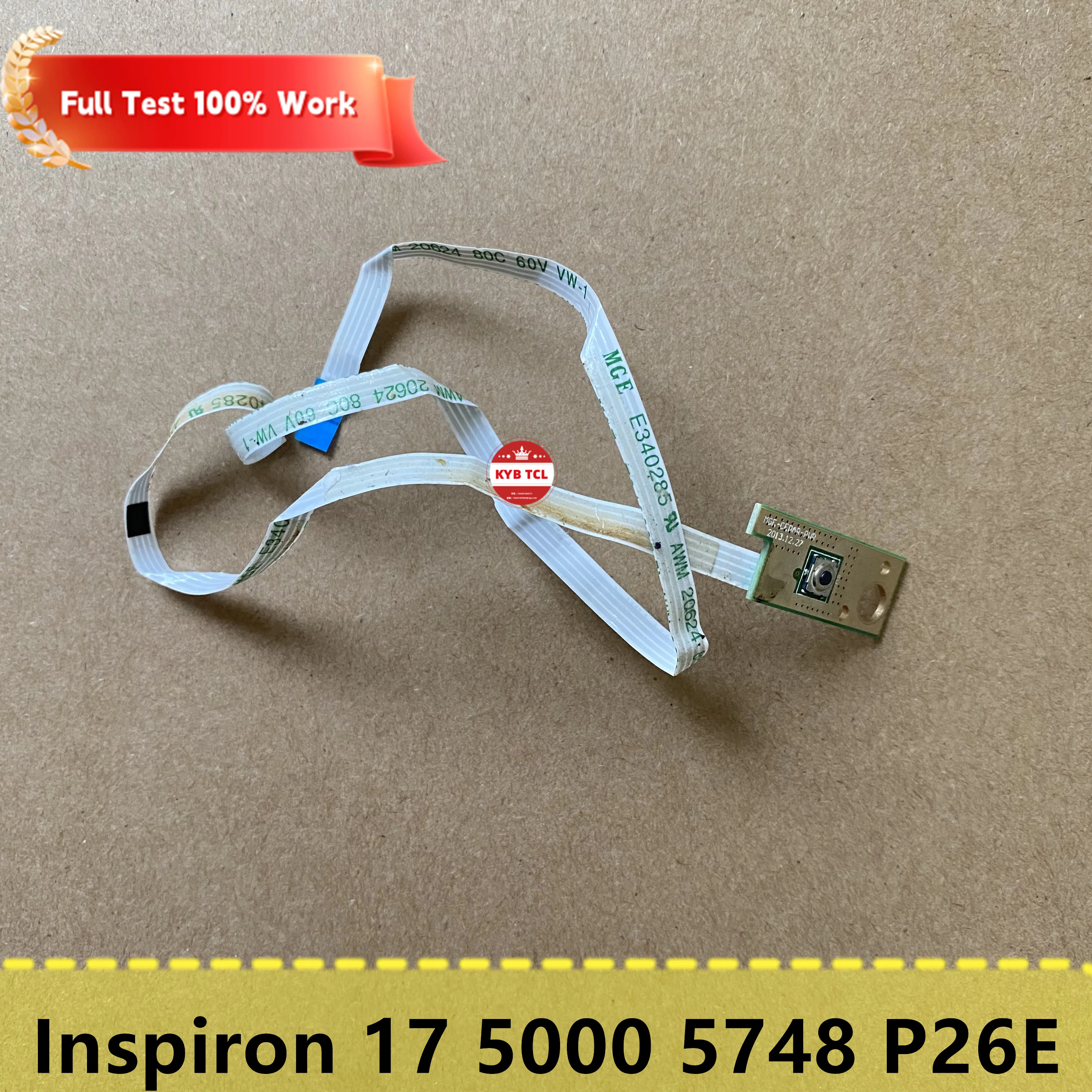 

Для Dell Inspiron 17 5000 5748 P26E плата кнопки питания для ноутбука w/ Cable Notebook