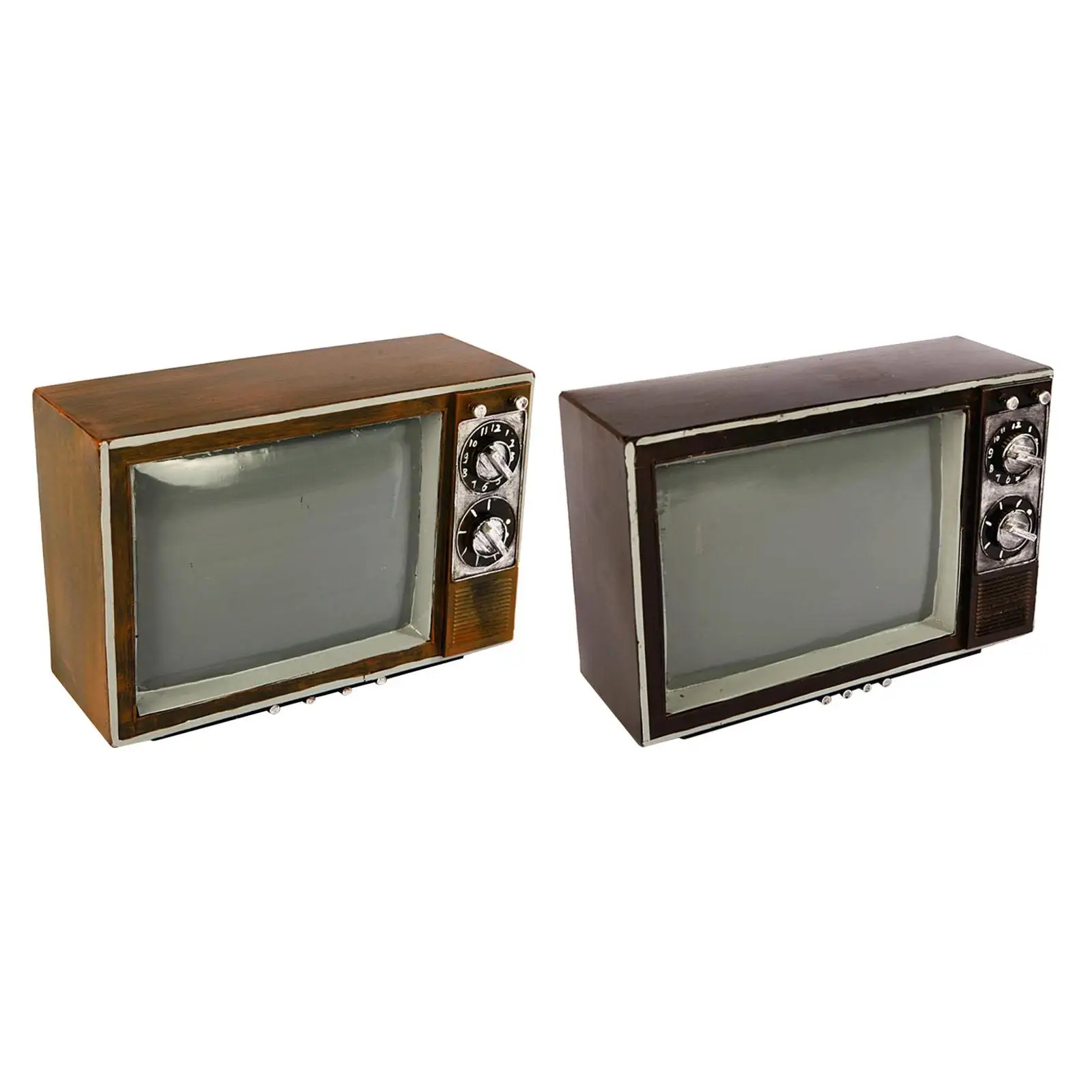 

retro realistic tv Model Ornaments Collectible DIY Scene Accessories Television