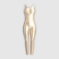XClocKNYoung satin glossy Skin Bodysuit sports yoga Jumpsuits XClocKNYoung high Stretch satin glossy bodysuit - Image 5