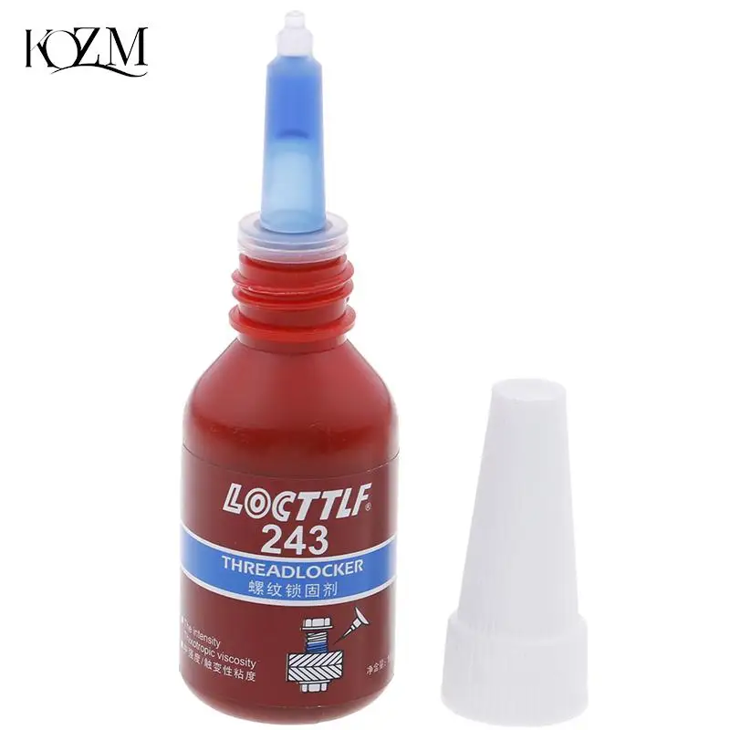 1 Pc 10ml Screw Glue Thread Locking Agent Anaerobic Adhesive 243 Glue Oil Resistance Fast Curing
