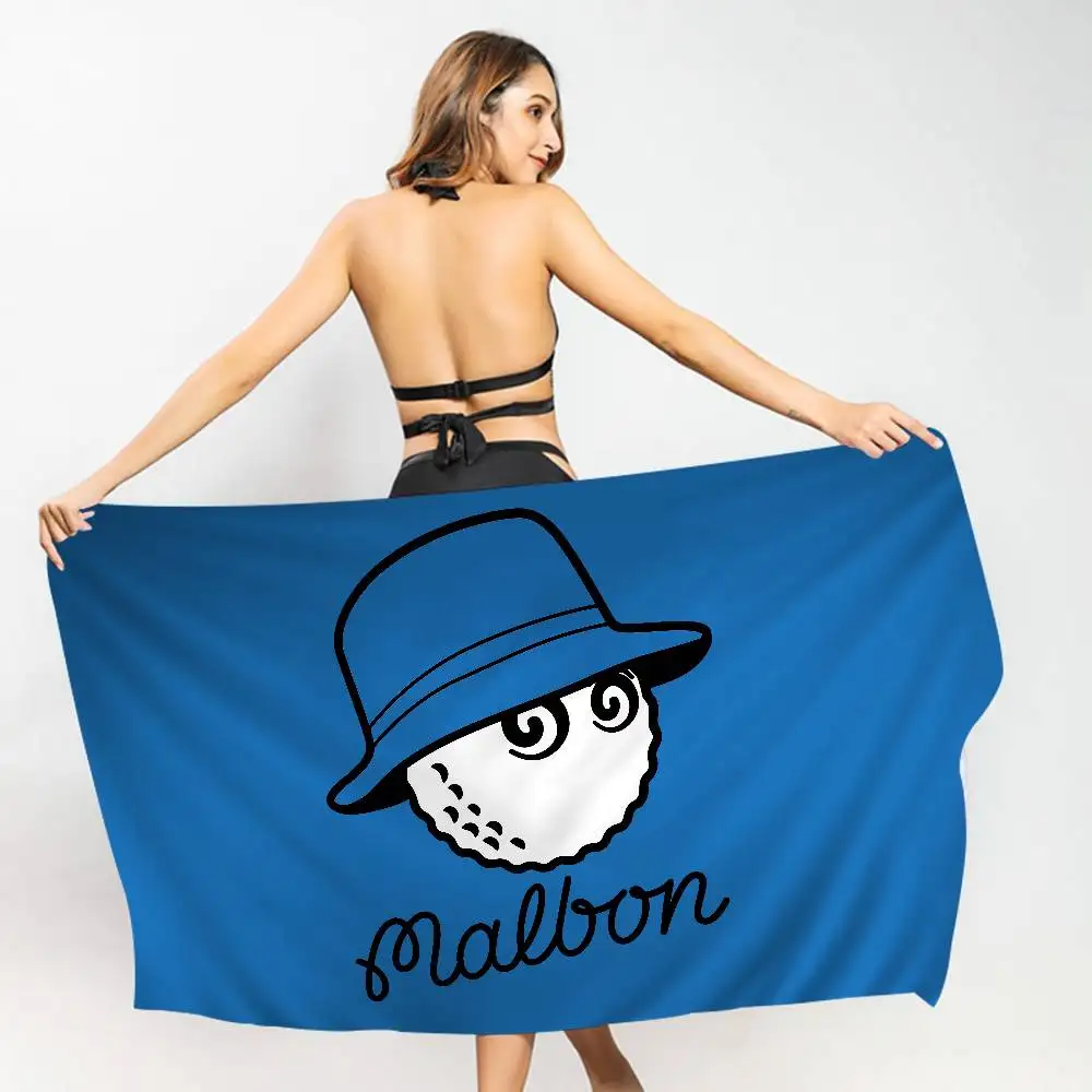 Famous Brand M-Malbon Golf Fashion Microfiber Printed Beach Towel Mountain Climbing Yoga Beach Swimming Running Absorbent Towel