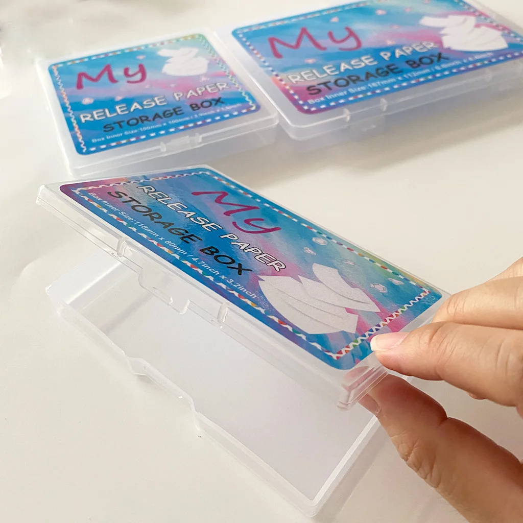 Diamond Painting Release Paper Storage Box 5D Diamond Art Tool Accessories Container Case