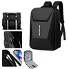Hardshell Large Capacity Men’s Backpack Casual Lightweight Password Lock Waterproof Travel Bag 15.6-inch Anti-theft Laptop Bag 1