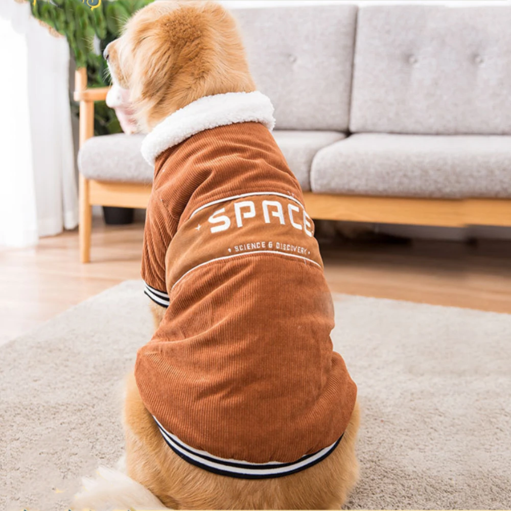 WinterLargeDogPetClothesWarmSportJacketCoatForMediumBigDogs