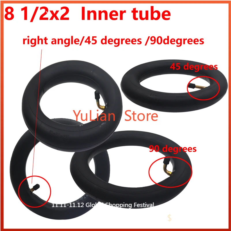 8.5" Inner Tube 8 1/2X2 Tire Tubes 8.5X2 For Xiaomi Mijia M365/Pro Scooter Tyre Inner Tubes Repair M365 Pneumatic Camera