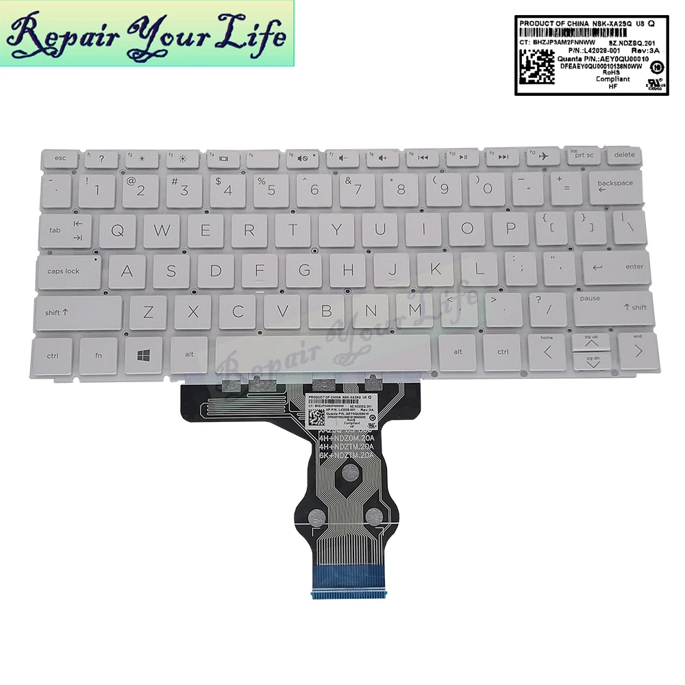 Rus Teclado Russo para hp Stream 11-aj 11-ak Aj0003ur Ak1010nr Ak1012 Ak1020 Teclado Portátil Inglês L42028001 9zndz8q201 us