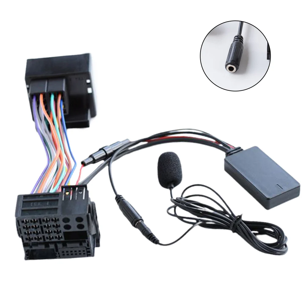 

1x 5-12V 27CM Audio Cable 5.0 Bluetooth-compatible Car Electronics Accessories Fits For BMW E83-X3 AUX IN Port 2004-2010