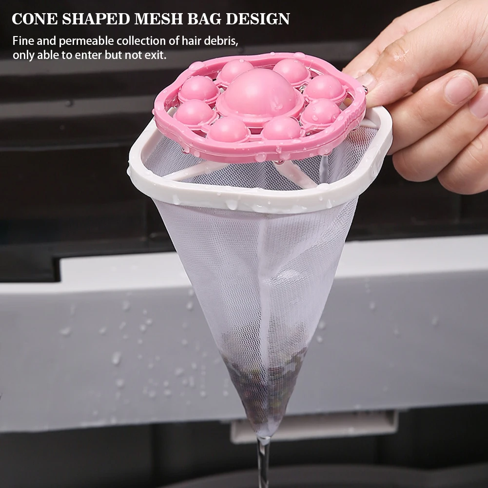 3 Pack Hair Filter Bag Pet Hair Remover Laundry Dryer Balls Reusable Washing Machine Hair Catcher Dog Cat Catcher Lint Remover