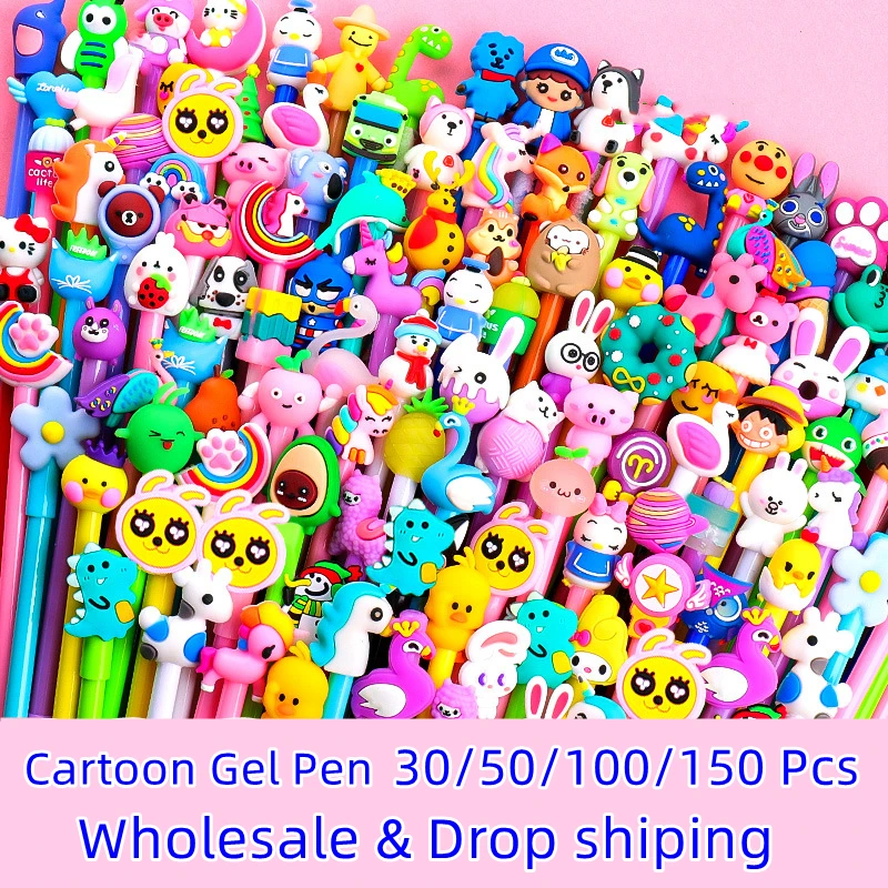 Sanrio-bolígrafos De Gel De Dibujos Animados Para Niños, Suministros De