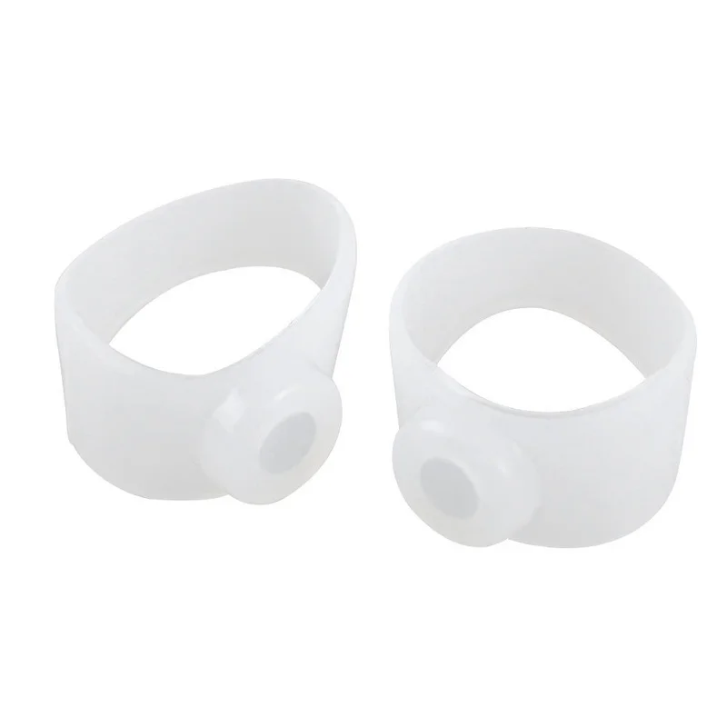 Magnetic Therapy Slimming Toe Rings Fat Burning Rings Silicone Foot Massage Toe 2Pcs/pair Magnetic toe rings