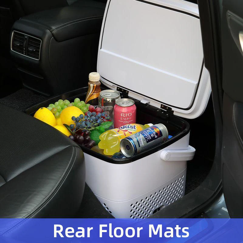 Mini refrigerator Camping refrigerator 18L 220V 12V 24V Car Refrigerator Portable Freezer Electric Compressor Cooler Cooling Range Dual-Use Car Home Dual Zone Foldable